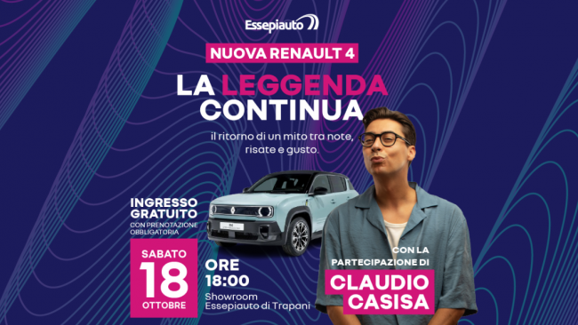 Essepiauto presenta la nuova R4: il ritorno di un mito tra note, risate e gusto