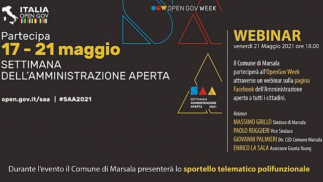 Marsala: webinar per presentare lo sportello telematico funzionale