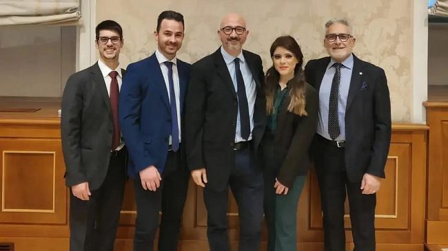 ​Una delegazione del «Centro Studi Dino Grammatico» in visita al Senato