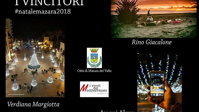 Decretate le foto vincitrici del contest #NataleMazara2018