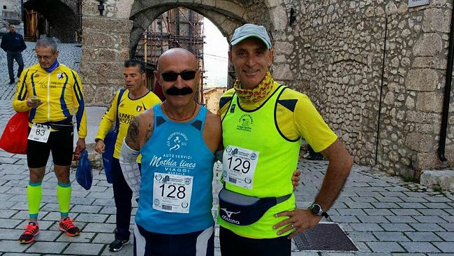 Michele d’Errico terzo alla “50 chilometri del Gran Sasso”. Altri undici atleti biancazzurri in gara a Salinagrande