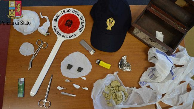 Operazione antidroga con sequestro di 65,24 grammi di eroina, 1,7 grammi di cocaina e crack, 6 grammi di hascisc e l’arresto di un cittadino mazarese.