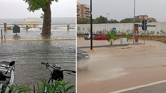 Mazara, primo nubifragio autunnale provoca allagamenti e forti disagi in Città