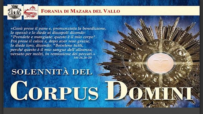 Mazara, Regolazione viaria processione del Corpus Domini