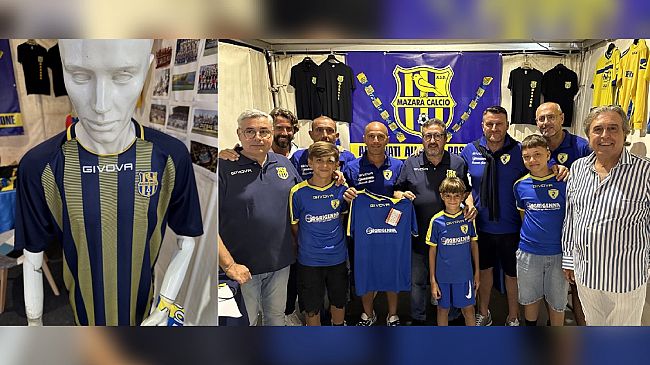 Mazara Calcio, presentata nuova maglia ufficiale della prossima stagione