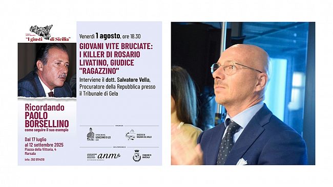 Il procuratore della Repubblica di Gela a Marsala