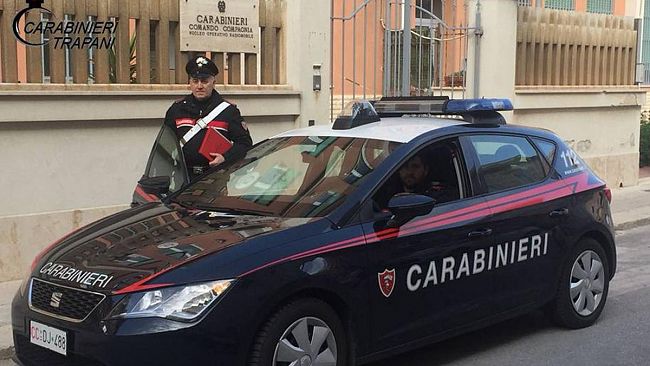 Trapani, Carabinieri eseguono un arresto per maltrattamenti in famiglia