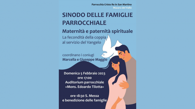 Mazara, il 5 febbraio incontro su maternità e paternità spirituale 