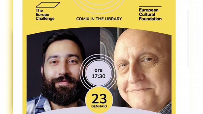 Lele Virzì e Alberto Catalanotti aprono la rassegna “Comix in the Library”
