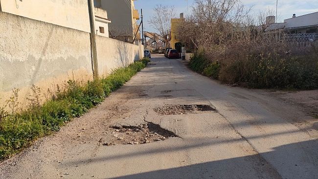 Mazara, degrado e strade dissestate nella zona di via Alfonso Gatto 