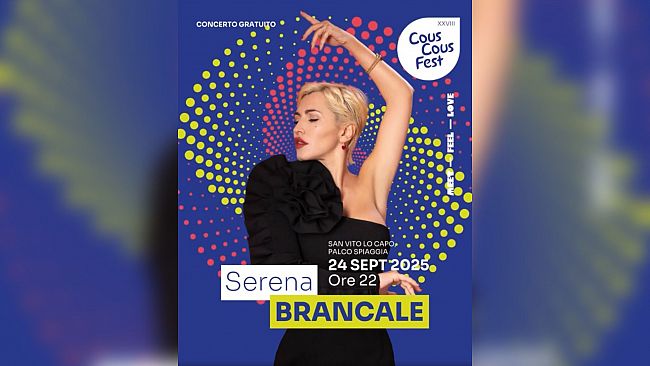 Svelato l’ospite misterioso: Serena Brancale sarà la star del Cous Cous Fest 2025