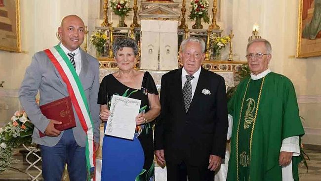 Mazara, 50° anniversario di matrimonio per i coniugi Apollo-Barbera