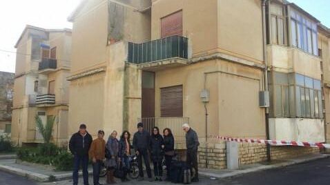 Marsala, crolla il tetto di una palazzina senza danni