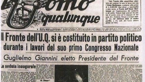 “Una punta di Sal”. Dall'«uomo qualunque» al civismo moderno: il filo rosso della politica antipolitica