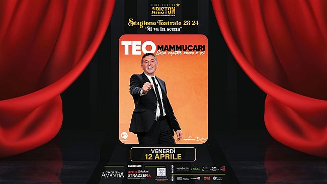 Teo Mammucari al Cine Teatro Ariston con 