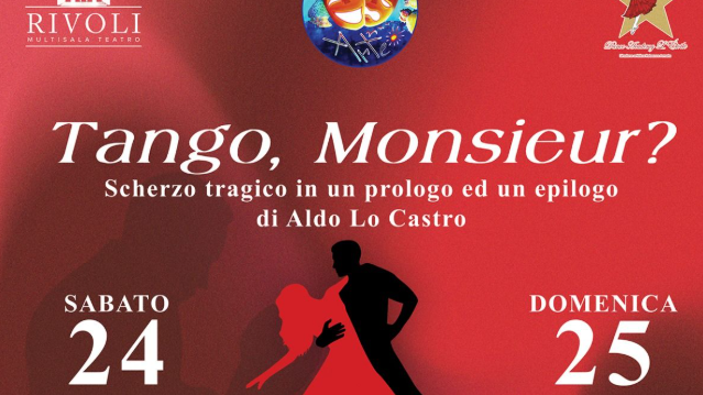 Mazara, il 24 e 25 gennaio lo spettacolo ​“Tango, monsieur?” 