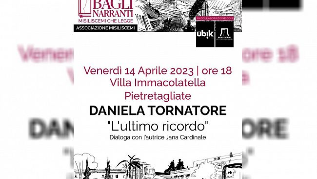 Misiliscemi che legge, Daniela Tornatore presenta il suo ultimo libro
