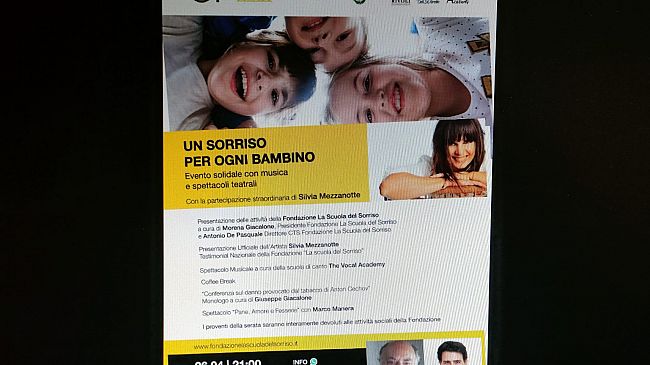 Mazara, stasera al Rivoli l’evento solidale “Un sorriso per ogni bambino” 