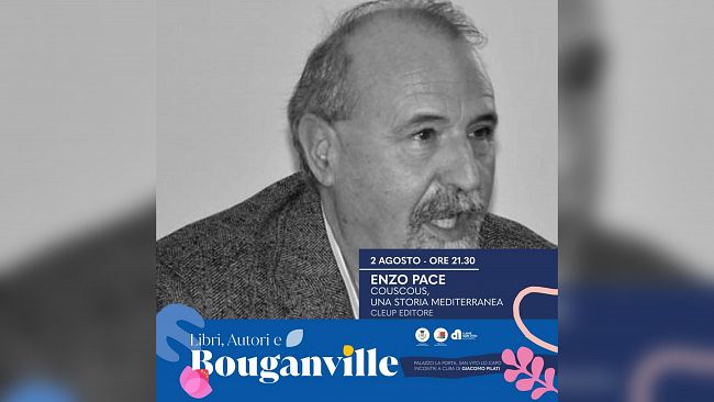 San Vito Lo Capo: a “Libri, autori e Bouganville” ospite Enzo Pace con il suo saggio “Couscous, una storia mediterranea”