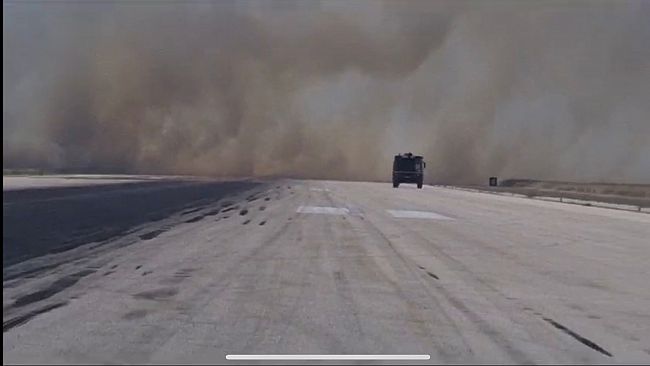 Incendio vicino l'aeroporto di Birgi. Sospesi i voli