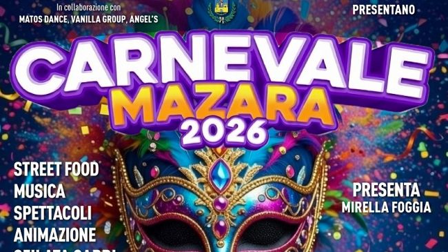 Mazara, Carnevale 2026, al via l'organizzazione  La Giunta Quinci approva l'atto di indirizzo