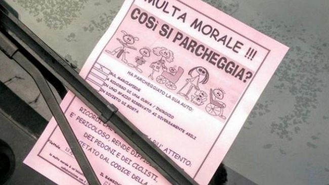 Trapani ed Erice, c'è la multa morale per gli automobilisti 