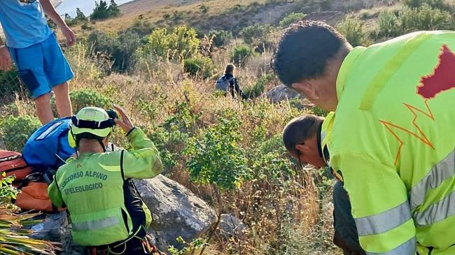 ​San Vito Lo Capo, recuperato scalatore svizzero precipitato da un costone a Macari