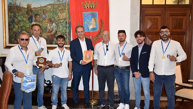 La Tav Marsala conquista lo scudetto tricolore, gli atleti ricevuti a Palazzo Comunale