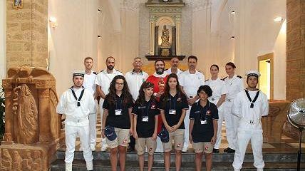 La parrocchia Santa Maria di Gesù accoglie la Capitaneria di Porto