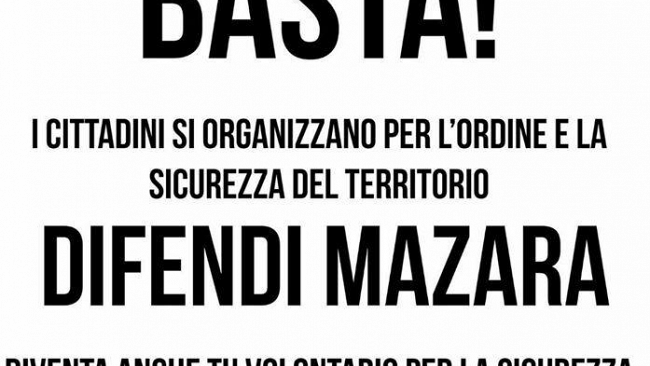 Mazara, “ronde per la sicurezza” in Città? Forza Nuova cerca volontari. Le ronde sono legali?