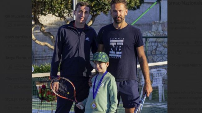 Tennis, Il piccolo Giovanni Milazzo, si qualifica per il Torneo Torneo Nazionale FIT Jp