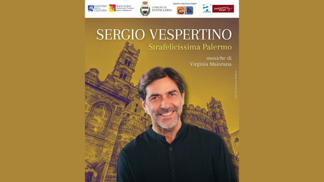 Pantelleria, il 22 agosto lo spettacolo di Sergio Vespertino 