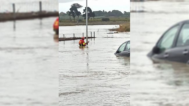 Maltempo, Misiliscemi in ginocchio. Gravi danni e abitanti sui tetti
