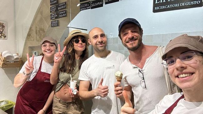 Trapani Vip, Ambra Angiolini è in città