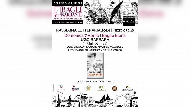 Domenica 7 aprile Ugo Barbara presenta a 