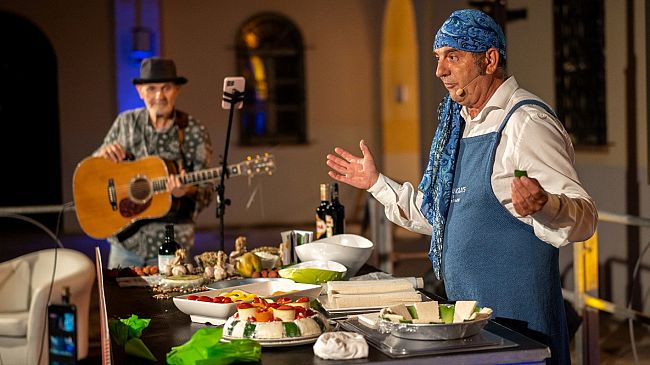 Il maestro cuciniere Peppe Giuffrè presenta il Pan Cassata ad Area 14