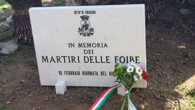 Siracusa, giorno del Ricordo per commemorare le vittime delle Foibe