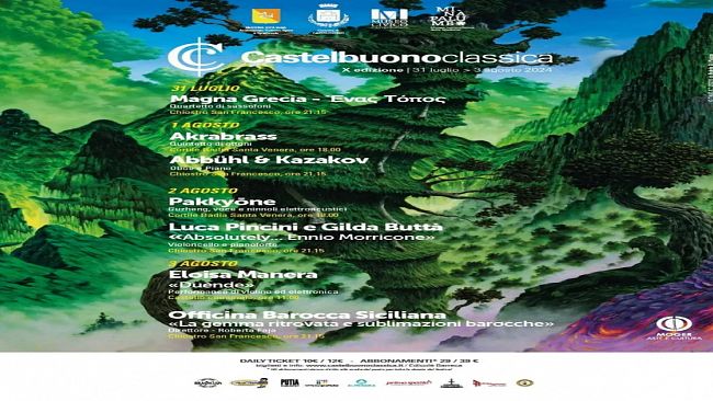 Castelbuono, dal 31 luglio al 3 agosto arriva “Castelbuono classica 2024”