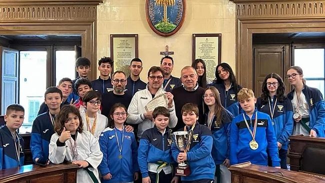 Atleti della Asd Taegym Academy premiati dall'Amministrazione
