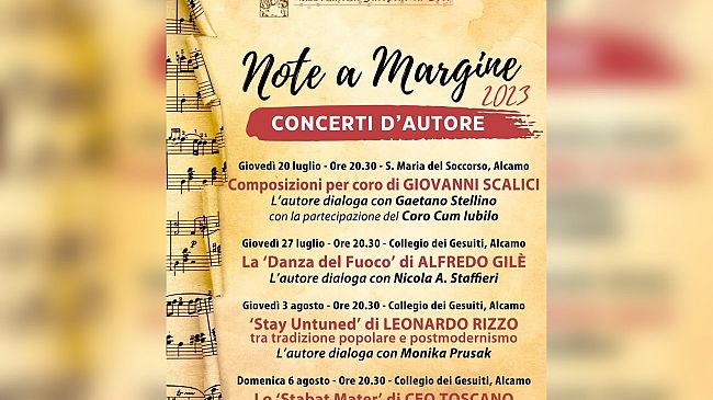  Alcamo: “Note a margine”, la rassegna culturale dell’associazione Jacopone da Todi 