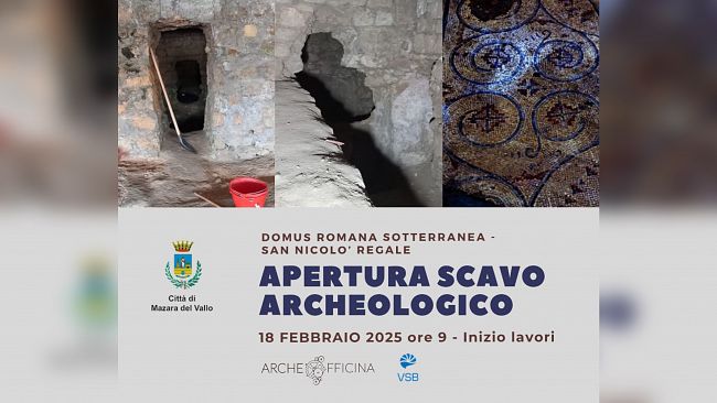 Mazara, San Nicolò Regale: al via i lavori per la musealizzazione della domus tardoromana