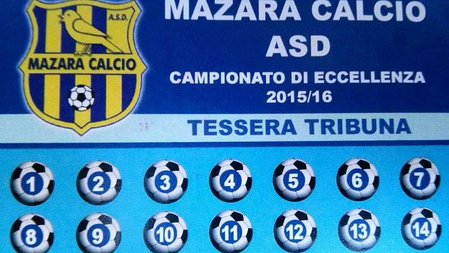 Mazara Calcio, La societa’ comunica il costo dei biglietti per la gara interna di Domenica contro la Sancataldese