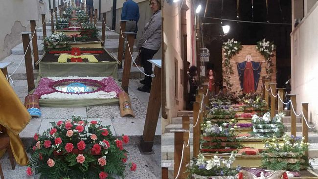 Trapani, inaugurata la scalinata “Art&Fiori” 2019