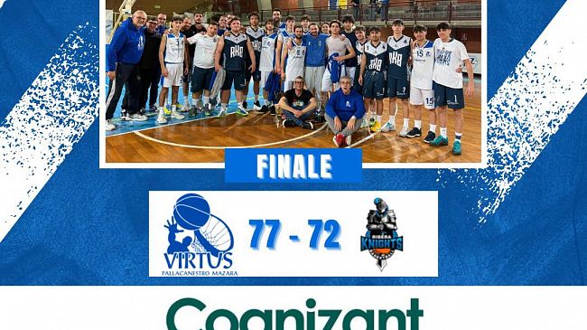 Vittoria per la Virtus Pallacanestro Mazara contro il Knights di Ribera