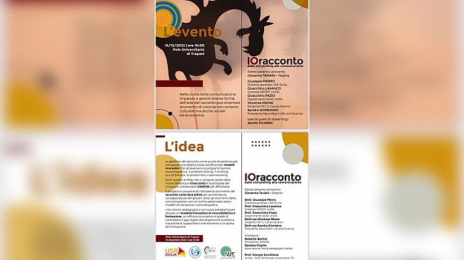 A Trapani IOracconto-Dallo storytelling alla comunicazione”