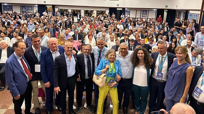 I consiglieri comunali della DC al congresso regionale 