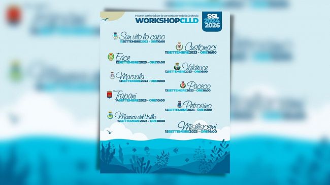 GAL Pesca Trapanese, definito il calendario dei Workshop territoriali