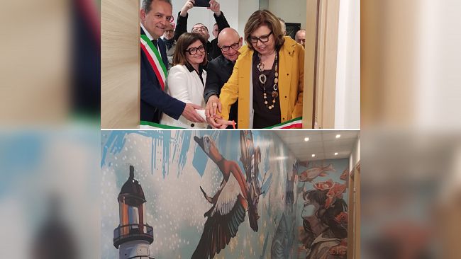 “Chiamarlo amore (non) si può”. Inaugurato il murale alla Procura di Marsala