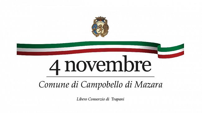 L’Amministrazione comunale di Campobello celebra il 4 Novembre “Giornata dell’Unità Nazionale e delle Forze Armate”