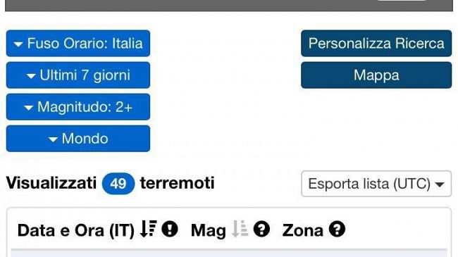 Lieve scossa di terremoto a Castelvetrano